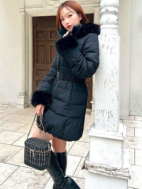 RESEXXY リゼクシー フード付 ダウン コート レディース ダウン