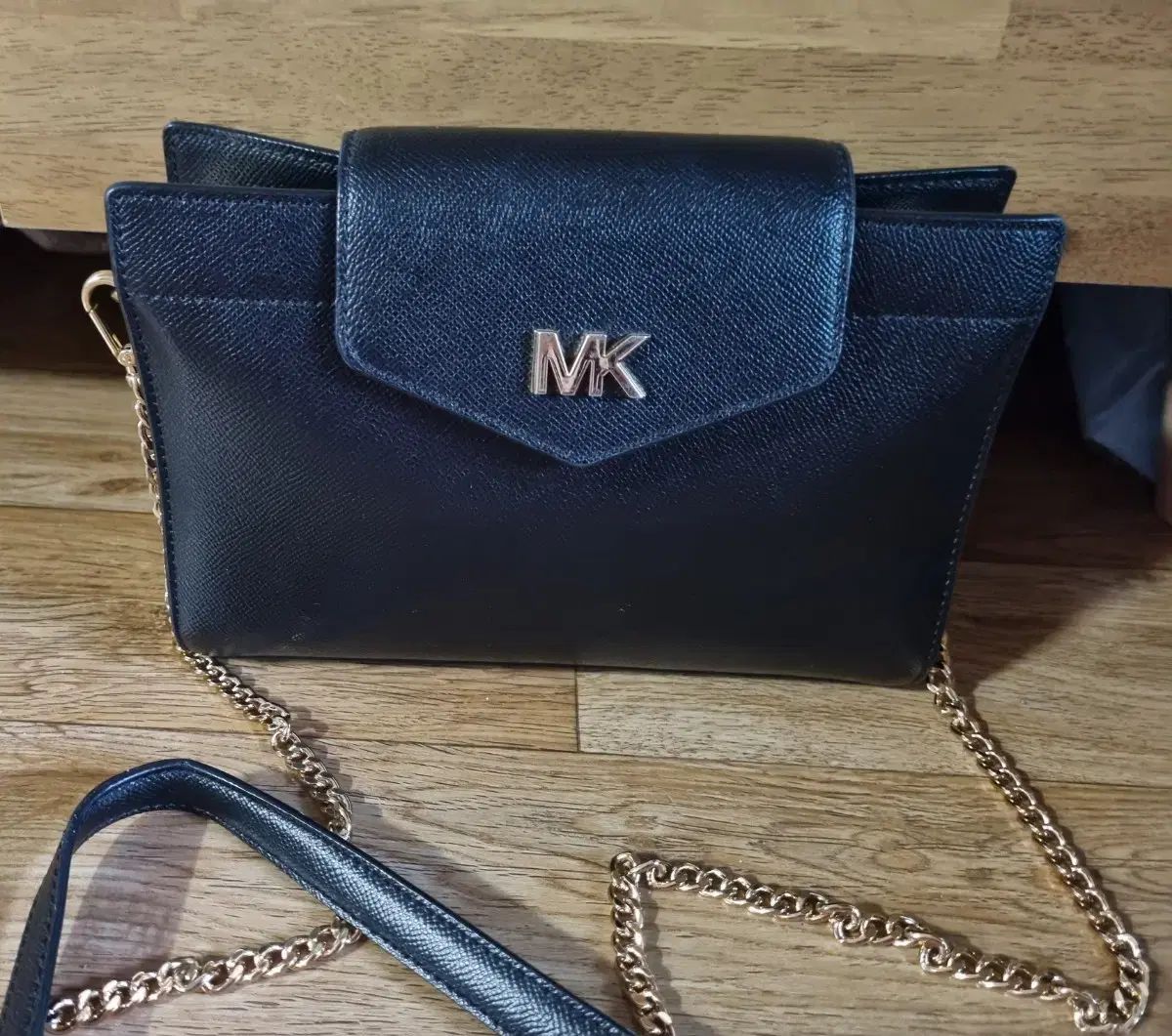 マイケルコース ブラック チェーン クロスバック DECORATOM_COM_BR