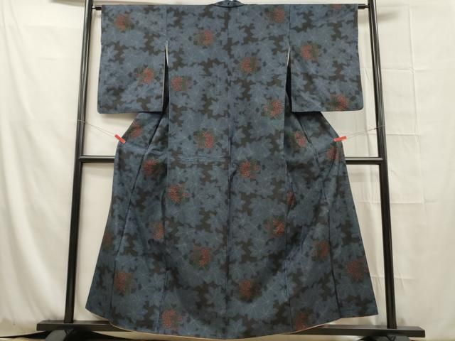 平和屋着物□本場大島紬 7マルキ 草花文 正絹 逸品 DAAR4831ya - メルカリ 