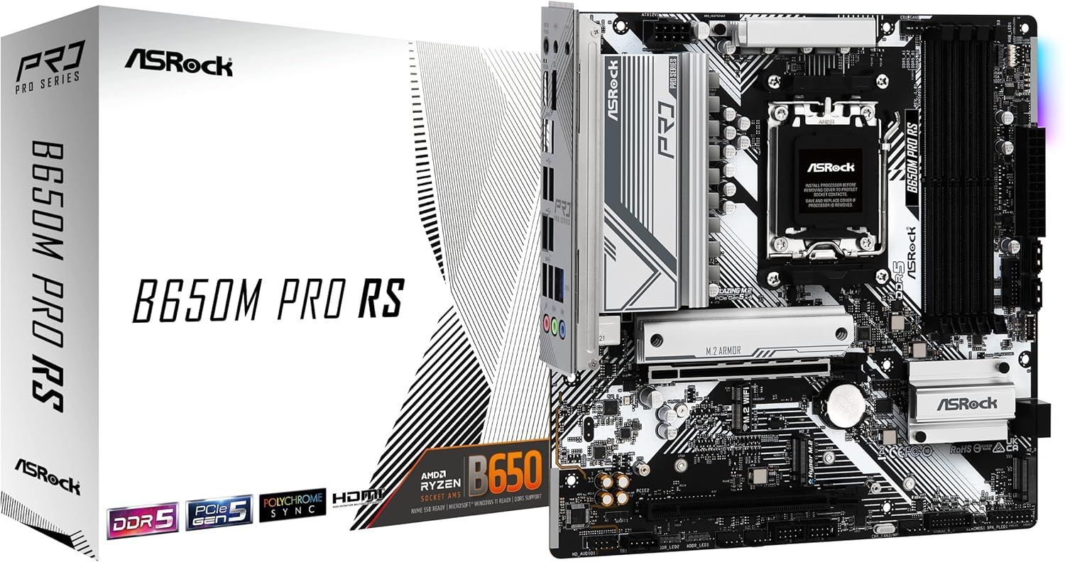 ASRock マザーボード B650M Pro RS AMD Ryzen 7000 シリーズ CPU対応 A0826 0924ML003 0120240912104240