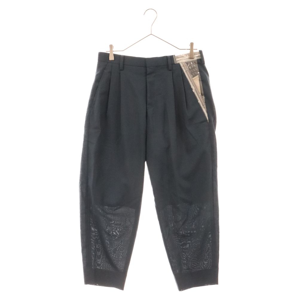 kolor (カラー) 22SS トロピカル サイド切替タックパンツ スラックス 
