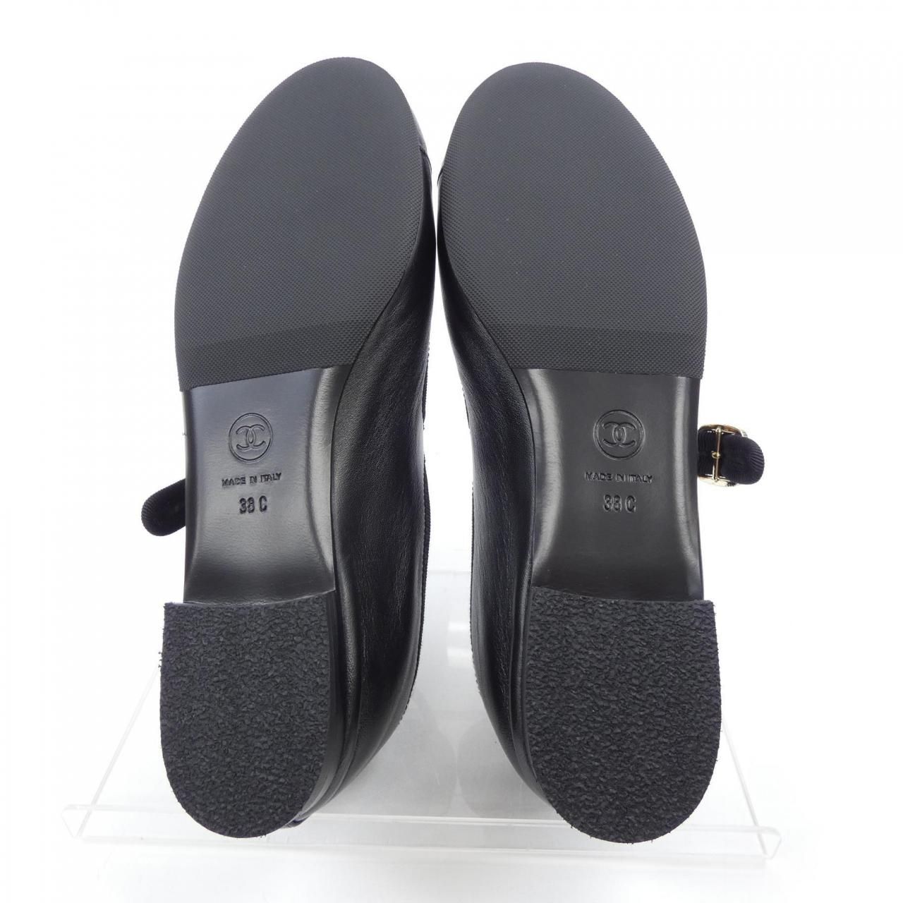 シャネル CHANEL メリージェーン G46467X01000 フラットシューズ WWW_SMP1DAWEKUDUS_SCH_ID