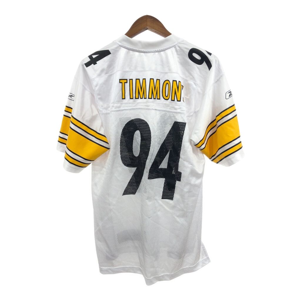 Reebok - Reebok リーボック NFL ピッツバーグ・スティーラーズ ユニフォーム アメフト プロチーム ブラック (メンズ L) Q7687 Reebok リーボック NFL ピッツバーグ・スティーラーズ