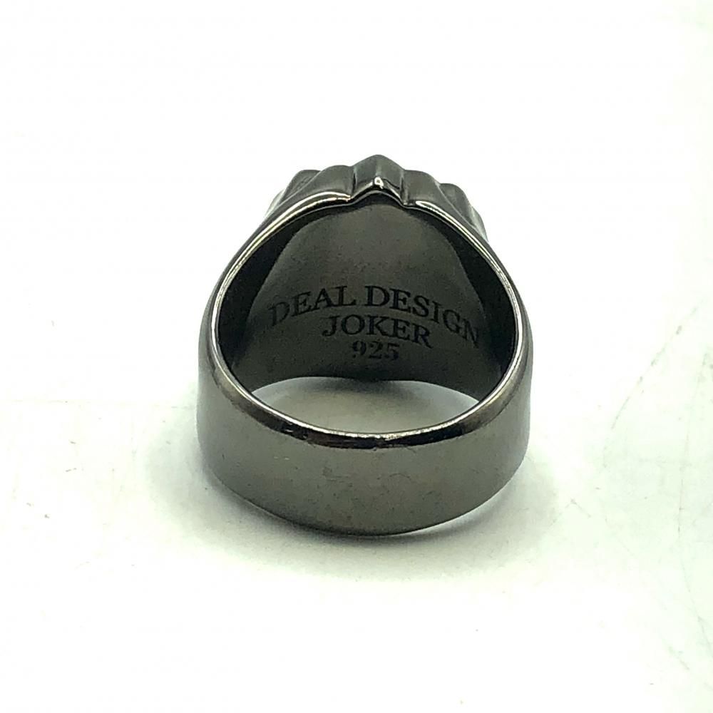 中古】DEAL DESIGN JORKER リング サイズ#22 ブラック 指輪 ディール 
