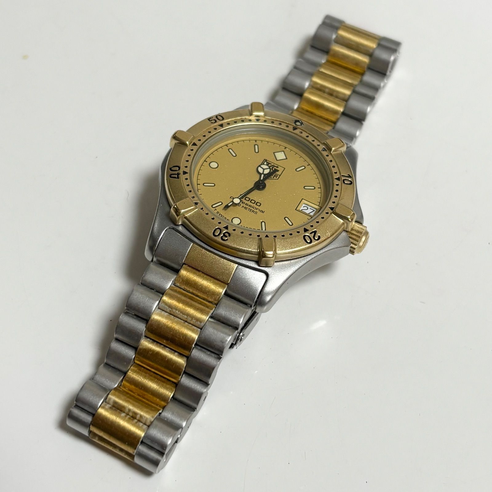 ジャンク品　タグホイヤー　プロフェッショナル　クオーツ　電池切れ ジャンク品 タグホイヤー プロフェッショナル クオーツ 電池切れ