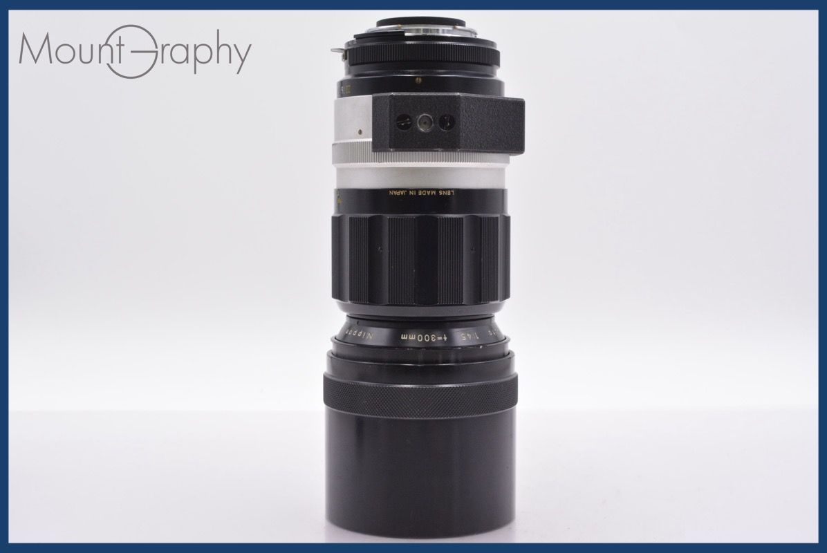 上 ニコン Nikon NIKKOR-P Auto 300mm F4.5 Ai 前後キャップ-レンズフィルター付 完動 同梱可 mj5180 LAWEED_CL
