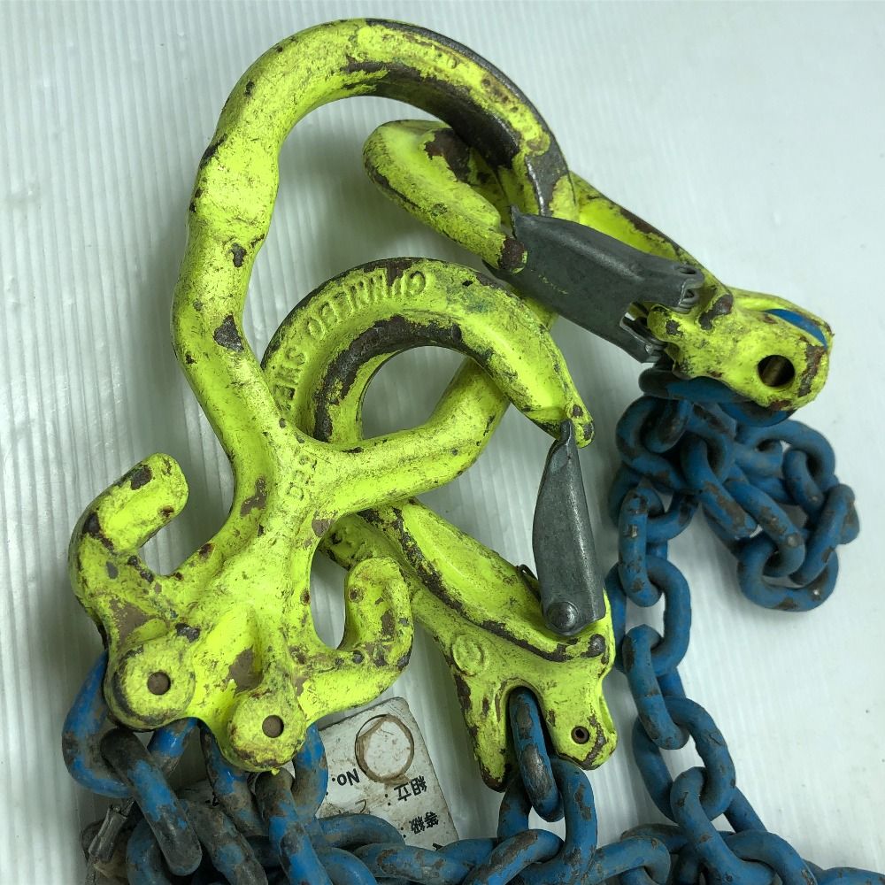 マーテック 工具関連用品 チェーンスリング MG2-20-32573-1 黄緑 SCISSORSMAGIC_MY