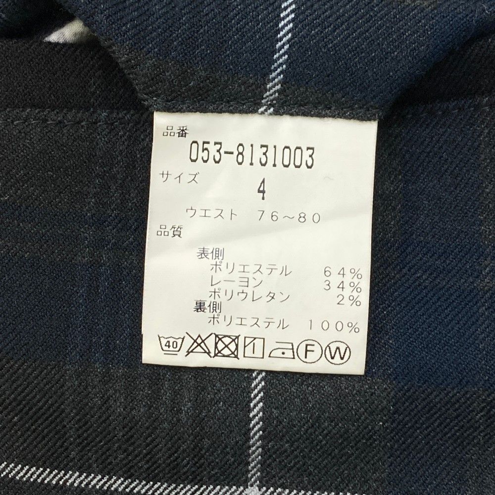 サイズ：4 PEARLY GATES パーリーゲイツ  裏地付きパンツ チェック グレー系 [240101455565] ゴルフウェア メンズ ストスト サイズ：4 PEARLY GATES パーリーゲイツ 裏地付きパンツ