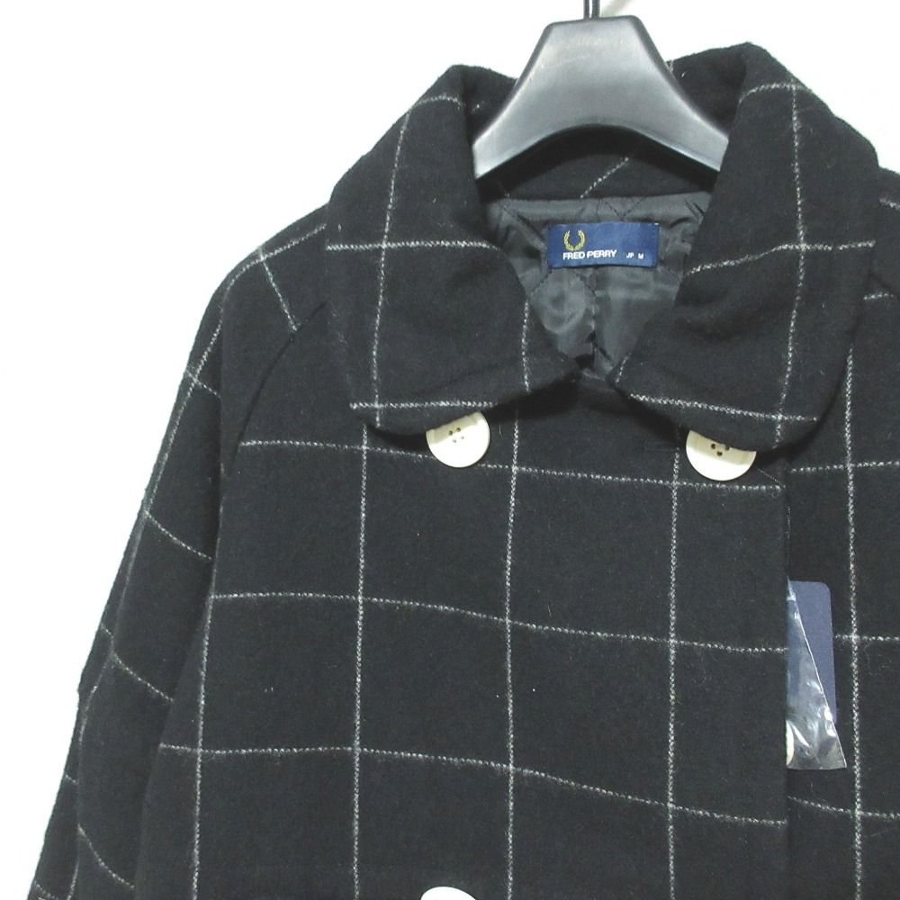 未使用 FRED PERRY フレッドペリー Oversized Coat ウィンドウペン
