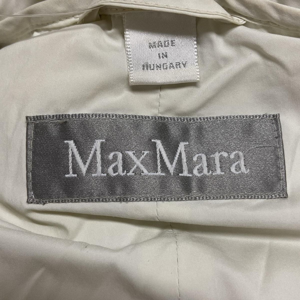 Max Mara ブルゾン(その他) ベージュx白 4201625J0044 Max Mara(マックスマーラ) ブルゾン サイズJI 36 レディース