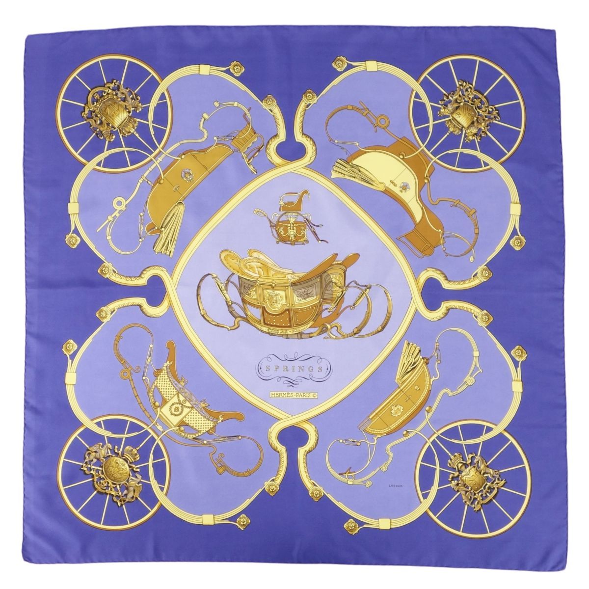 HERMES 　エルメス　ヴィンテージ　スカーフ　カレ90　スプリング　美品 HERMES - 美品 Vintage エルメス HERMES スカーフ カレ90