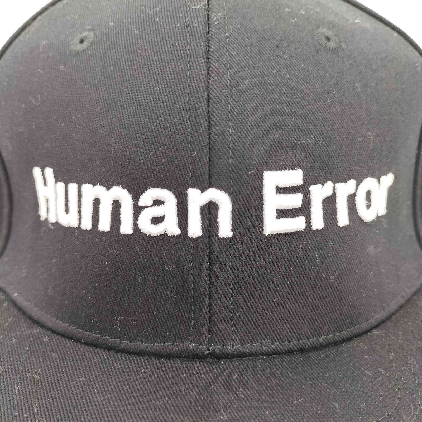 アンダーカバー UNDERCOVER HUMAN ERROR 刺繍キャップ メンズ