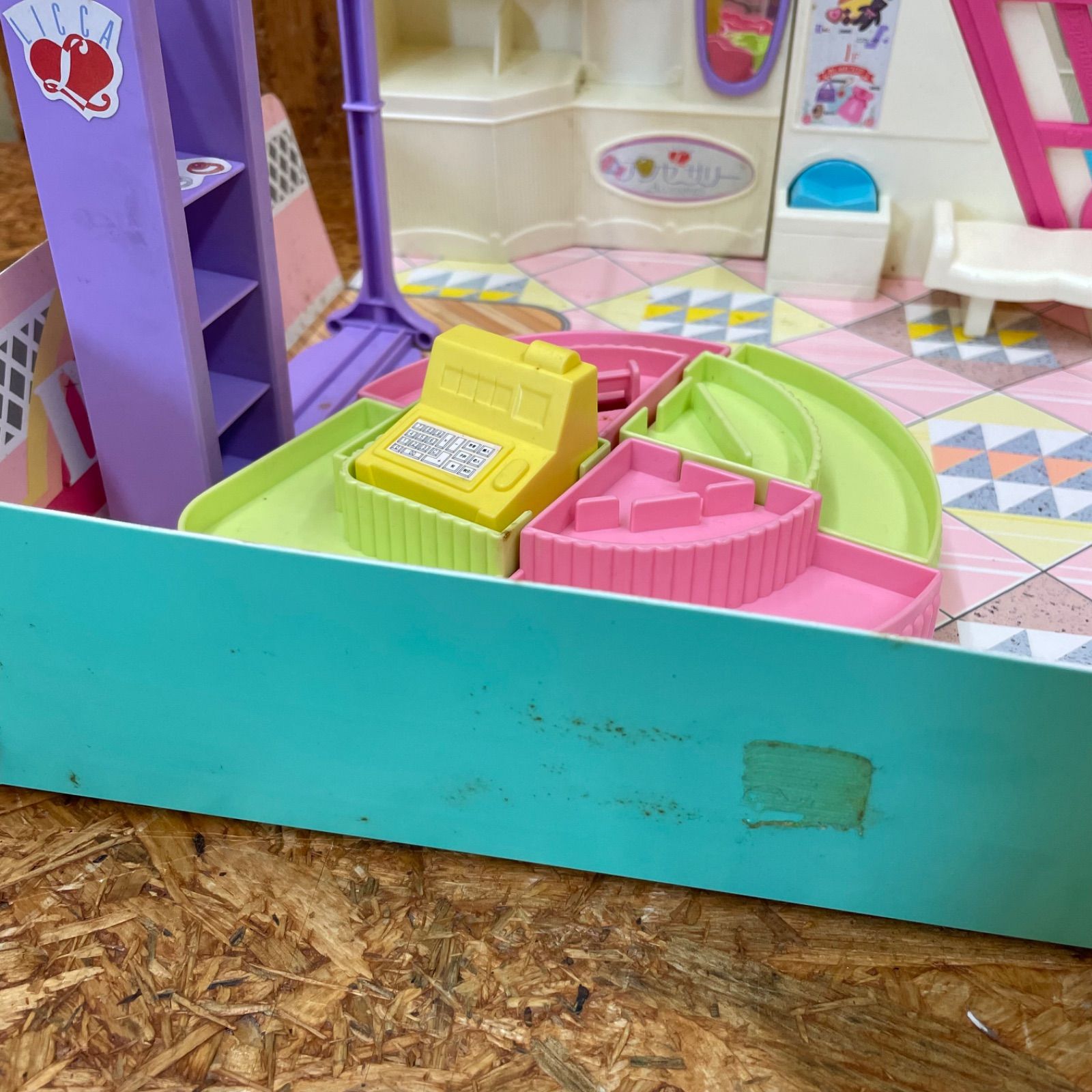 現状品 タカラ リカちゃん ファッションデパート 部品欠品未確認 