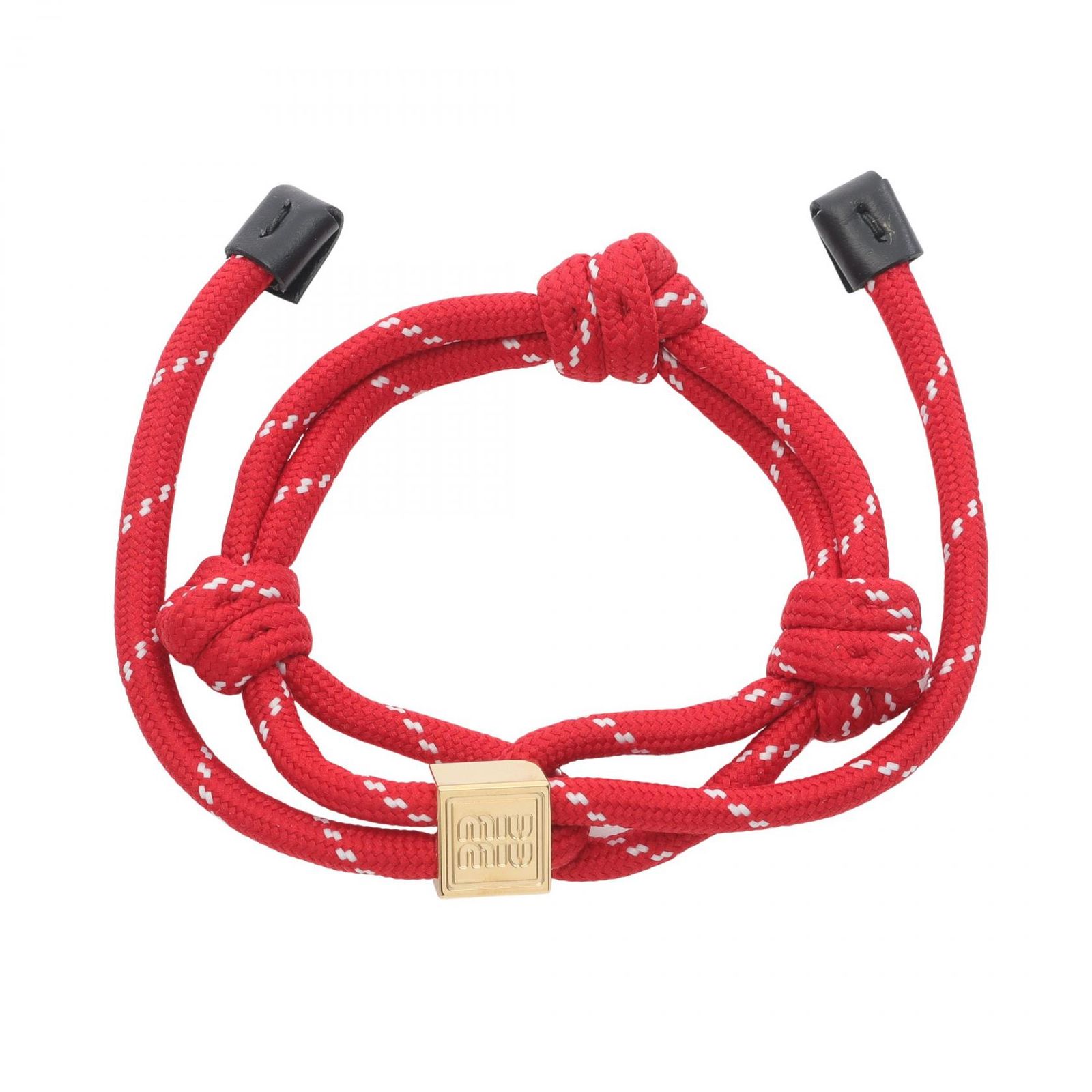 miumiu コードブレスレット ミュウ ミュウ Miu Miu ブレスレット コード 5IB5383L74F0011 レッド