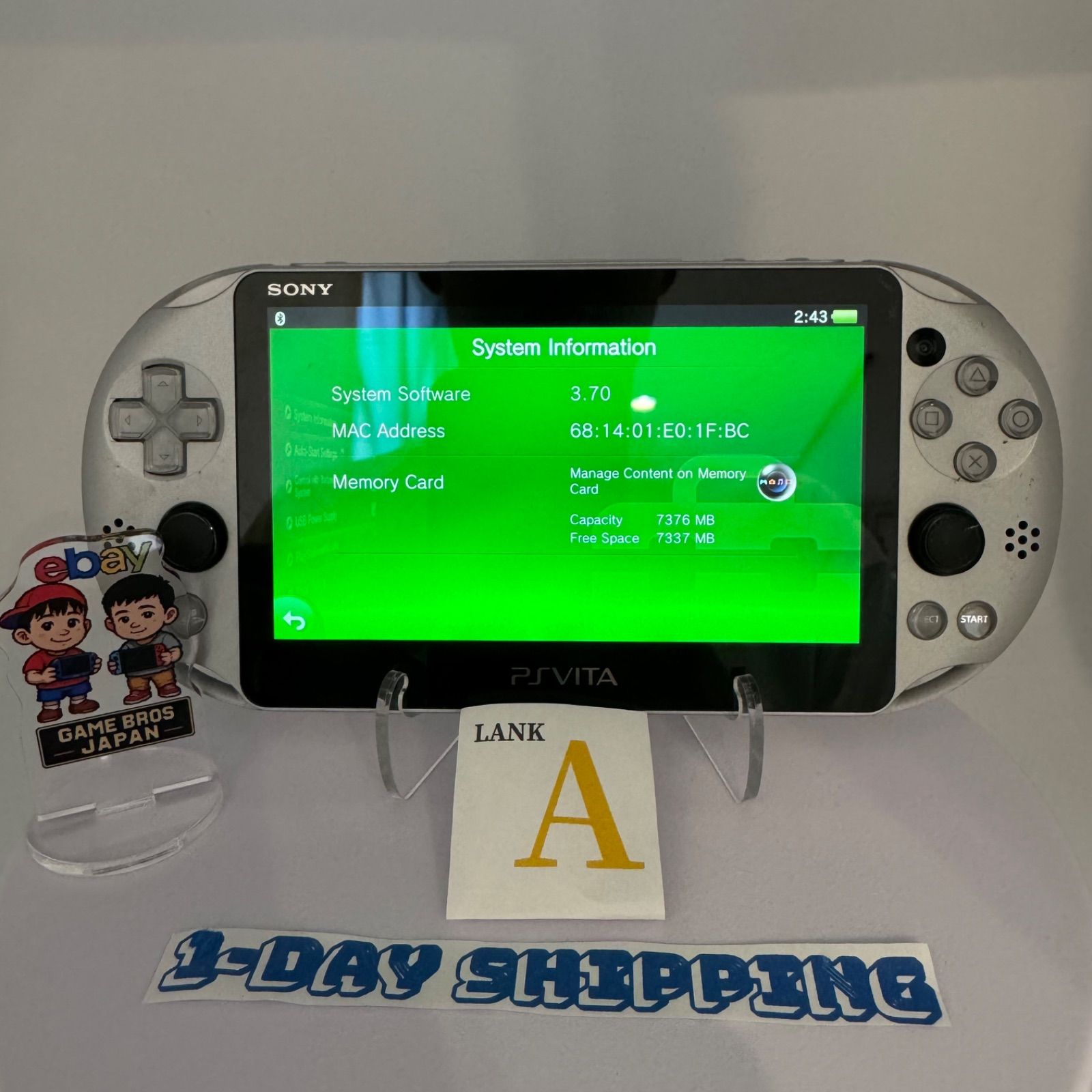 PS Vita PCH-2000 ZA25 Silver 動作 済み シルバー ピーエス ヴィータ ソニー PlayStation プレイステーション