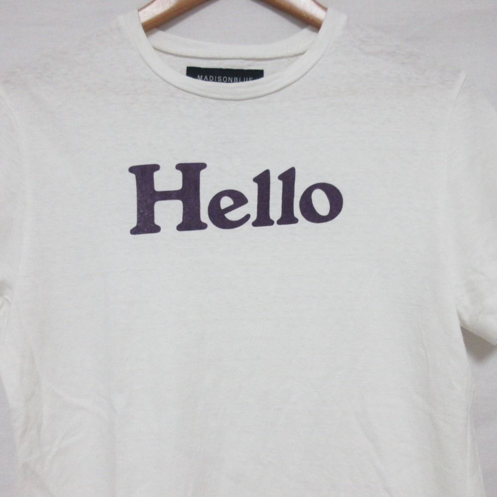 MADISON BLUE マディソンブルー Hello 半袖 Tシャツ サイズ00