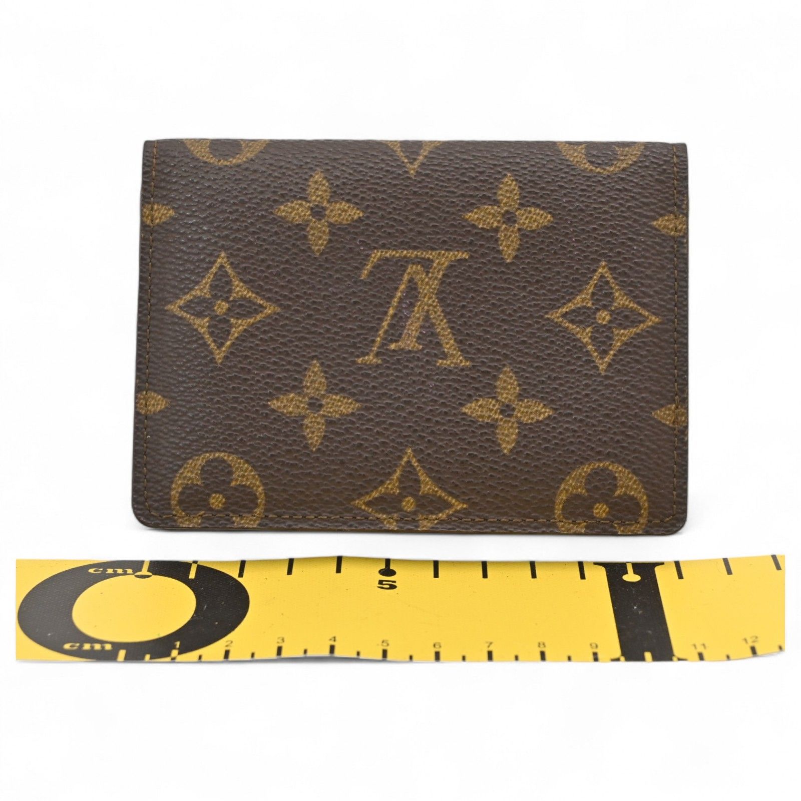 ルイヴィトン モノグラム ポルト2カルト ヴェルティカル パスケース Bランク lv2105kv