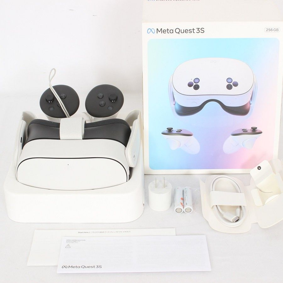 Meta Quest 3S 256GB VR ヘッドマウントディスプレイ ヘッドセット メタクエスト3S SK-1000210-01 Oculus 本体