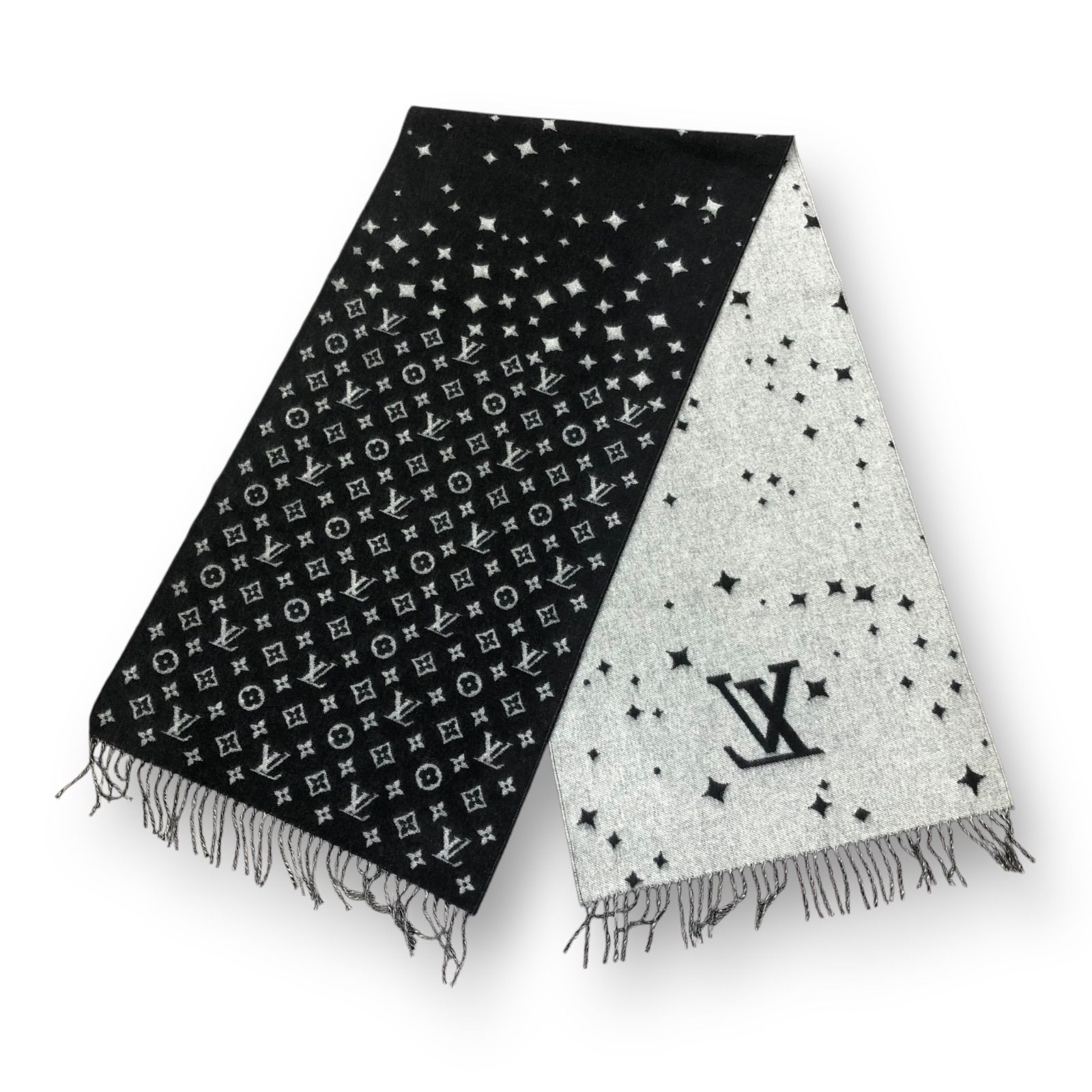 LOUIS VUITTON エシャルプ モノグラム ギャラクシー カシミヤ