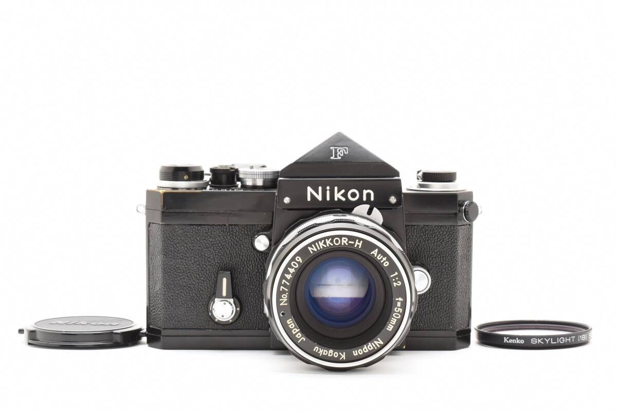 【美品】 Nikon F アイレベル 後期型 / Auto 28mm 1:3.5 ☆良品☆ニコン NIKON F アイレベル ブラック 後期 + NIKKOR-H