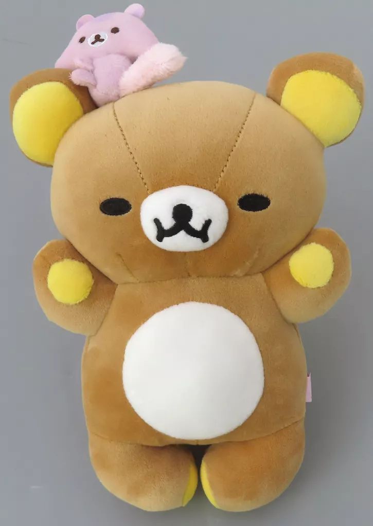 リラックマ　まんぷくおひるねぬいぐるみ　リラックマストア限定 中古】ぬいぐるみ リラックマ まんぷくおひるねぬいぐるみ
