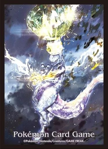[Used] Supply Pokemon Card Game Deck Shield (Sleeve) Premium Gloss Lightning Terractal Mewtwo Pokemon Center Limited