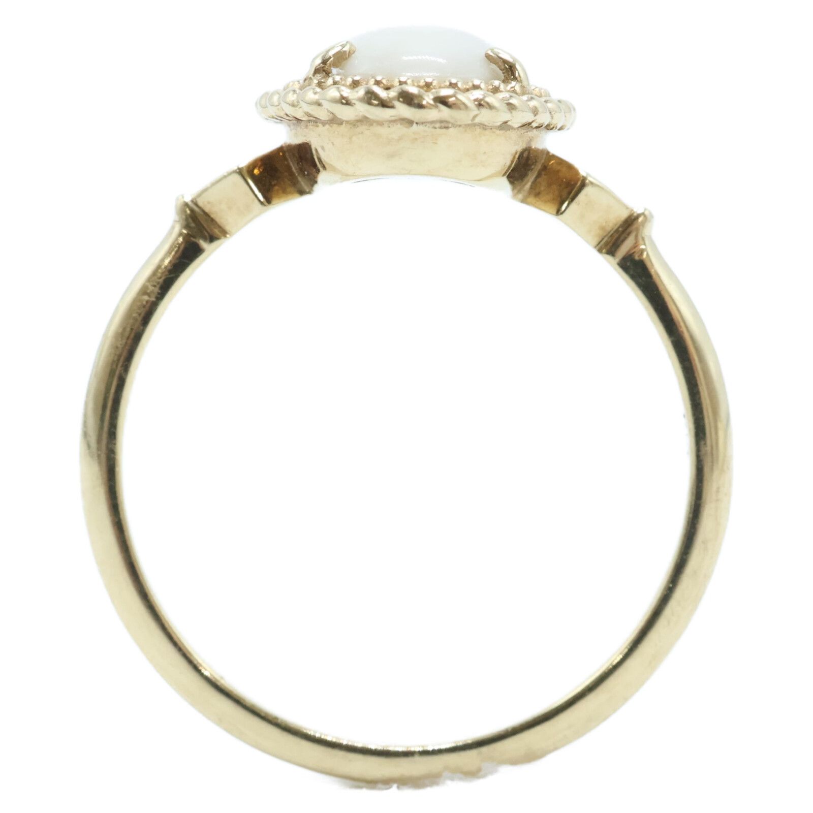 agete アガット 【美品】10121111308 K10 ベルーガ マグネサイト 11号  