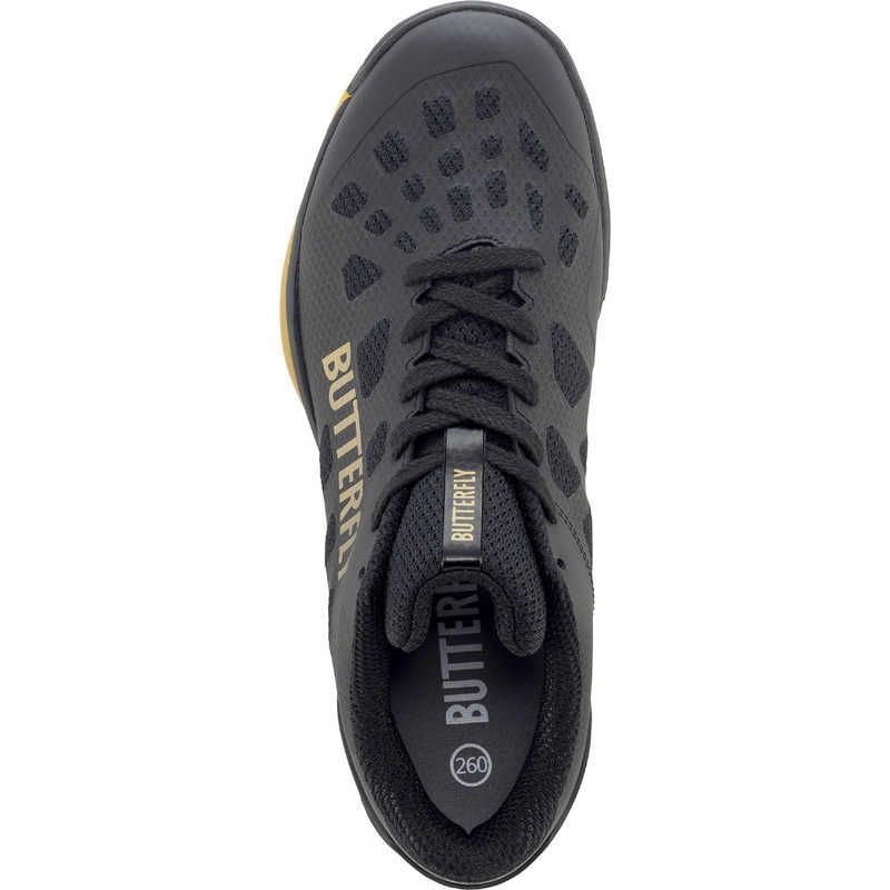 送料無料 ♥ 未開梱 バタフライ 卓球用品 Butterfly ユニセックス レゾライン レバリス ステルスブラック 27.0 93710