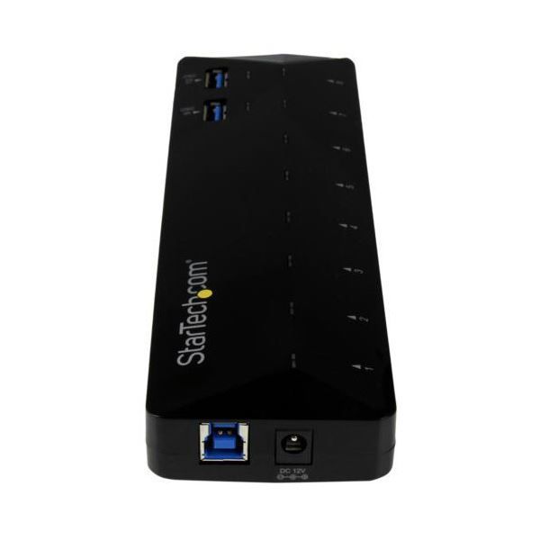 StarTech.com 10ポート USB3.0ハブ 急速充電 ポート搭載 ブラック ST103008U2C 1個