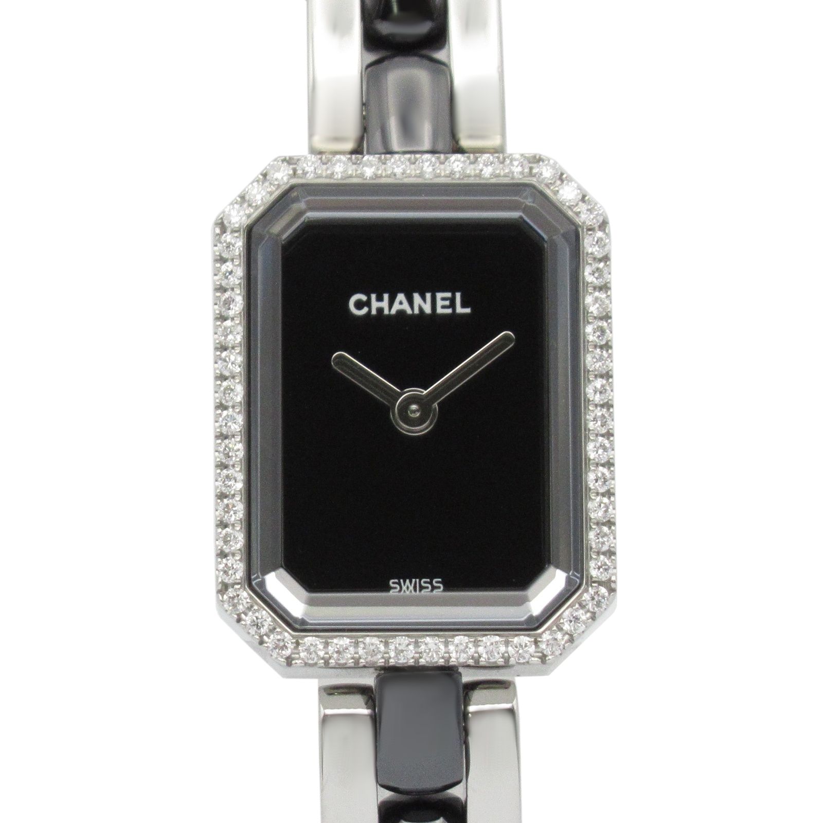 【Miccc】シャネル プルミエール ベゼル ダイヤ H2163 CHANEL シャネル プルミエール セラミック ダイヤベゼル H2163