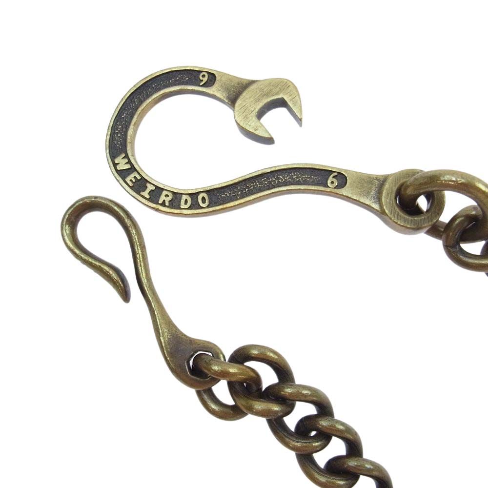 WEIRDO ウィアード ウォレットチェーン Spanner Wallet Chain 真鍮