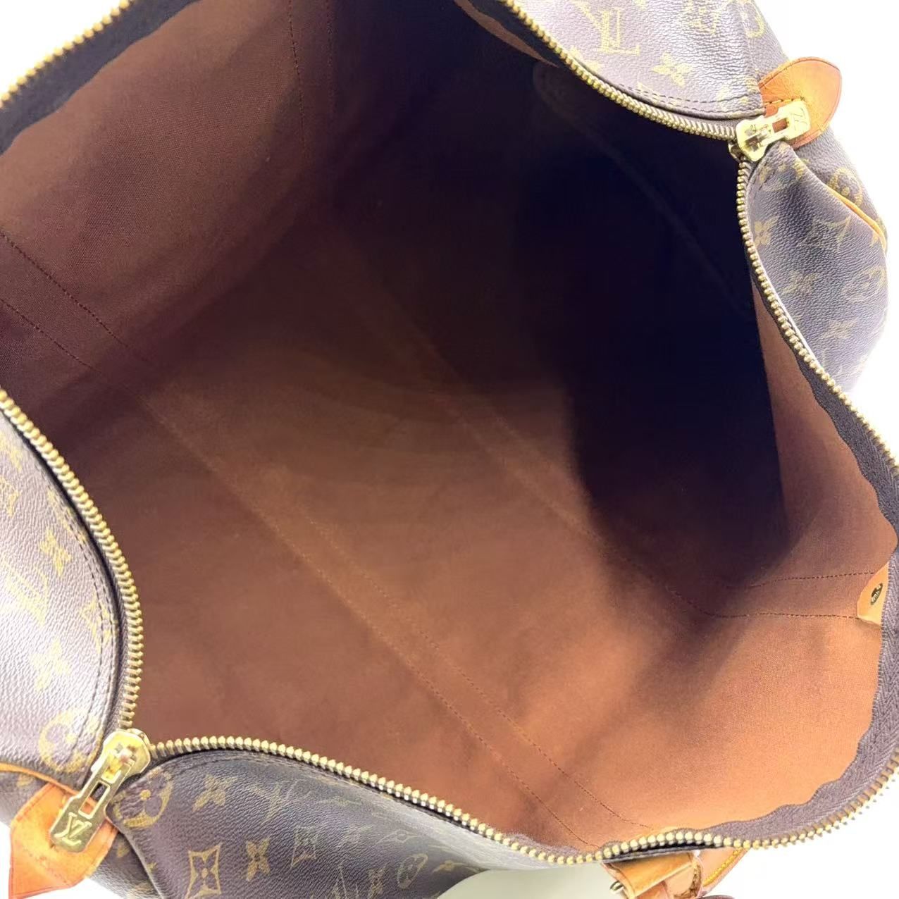 LOUIS VUITTON キーポル50 モノグラム モノグラム レザー×PVC
