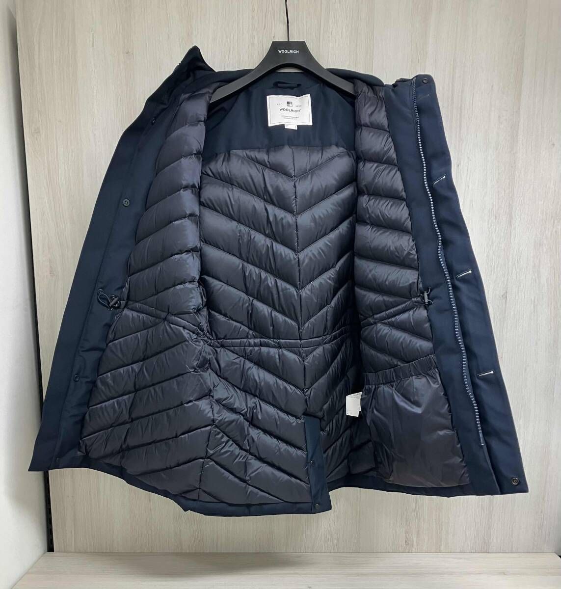 ウールリッチ Woolrich ダウンジャケット XXS 黒っぽい紺 楽天市場】【SALE！50%OFF】ウールリッチ WOOLRICH リップス