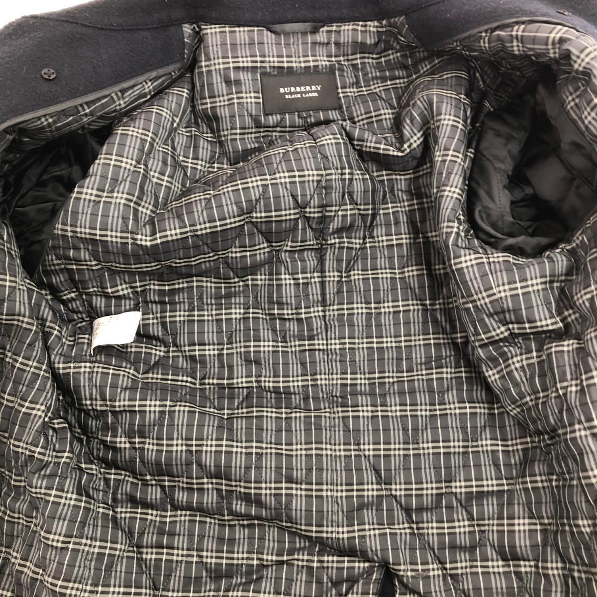 BURBERRY BLACK LABEL バーバリーブラックレーベル ナポレオン Pコート