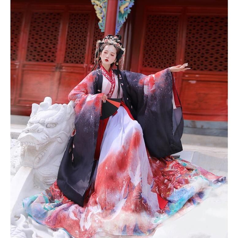 3色 豪華4点セット漢服