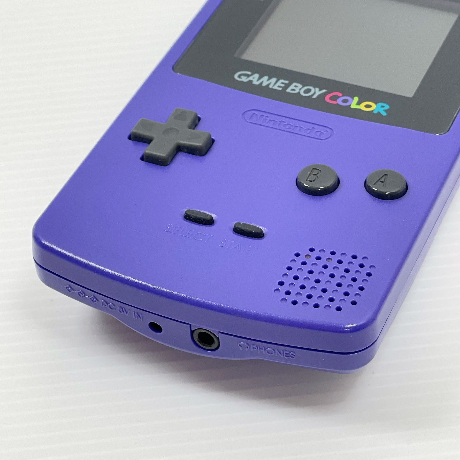 Nintendo ゲームボーイカラー 本体 クリアパープル 動作確認済 任天堂