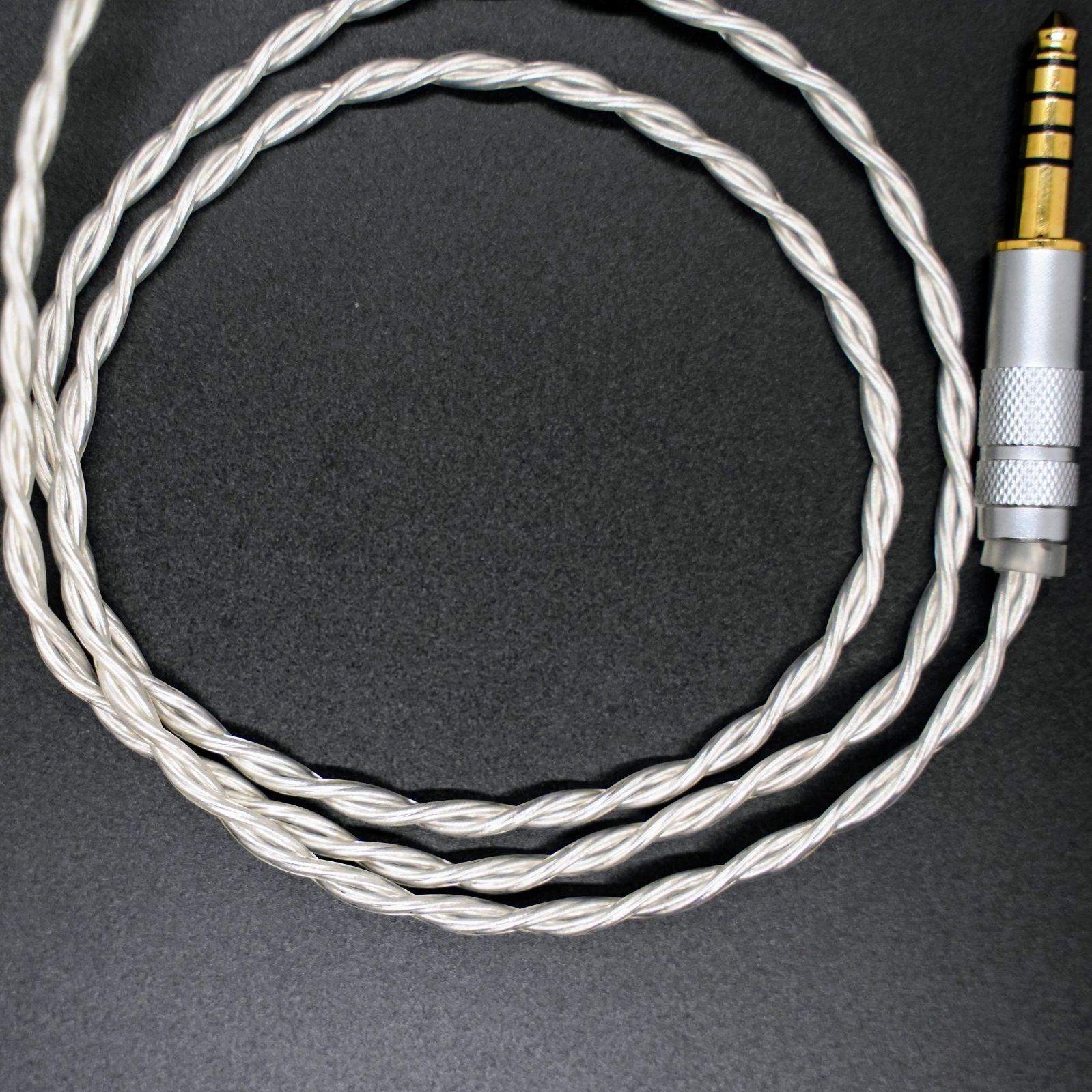 最高峰グレード 7N超冷凍製単結晶銅銀メッキ最高ケーブル 1.2m IE500