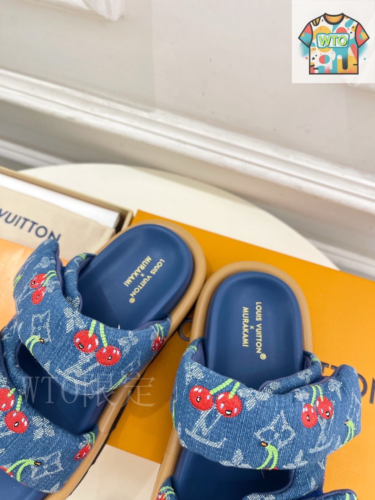 エレガント☆【LOUIS VUITTON】サンキスフラットサンダル louis-vuitton-lv-sunset-flat-