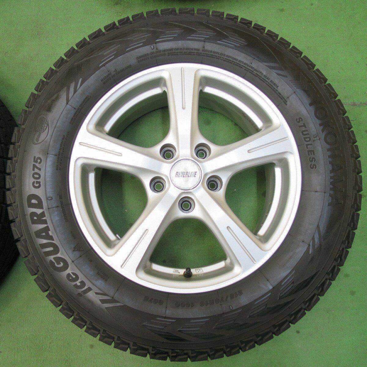 21年式70%溝有。REVERLINEリバーライン17インチ×6.5J +48