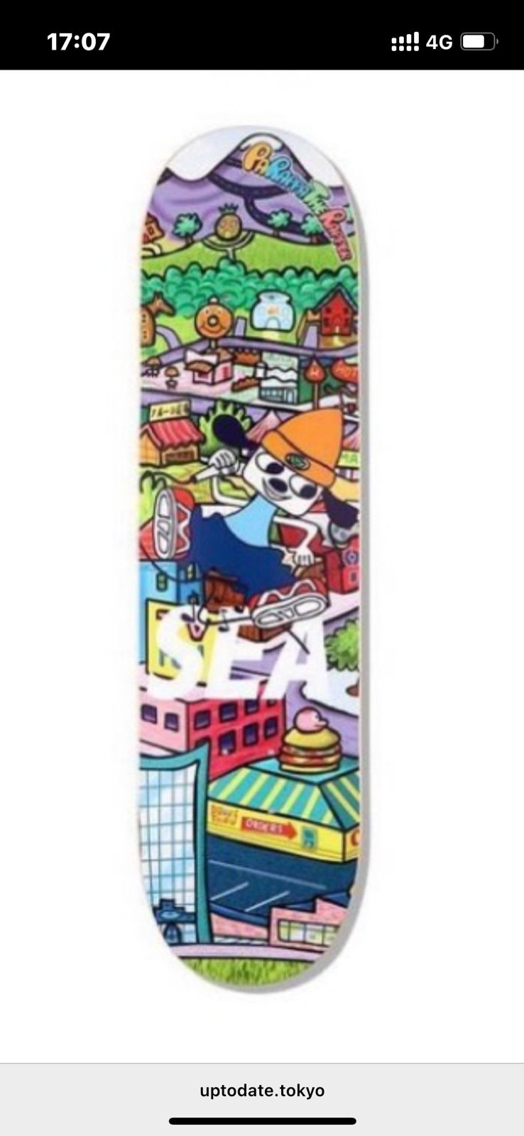 新品 WIND AND SEAパラッパラッパー　コラボ限定デザインのデッキ wind and sea ウィンダンシー パラッパラッパー スケボー - メルカリ