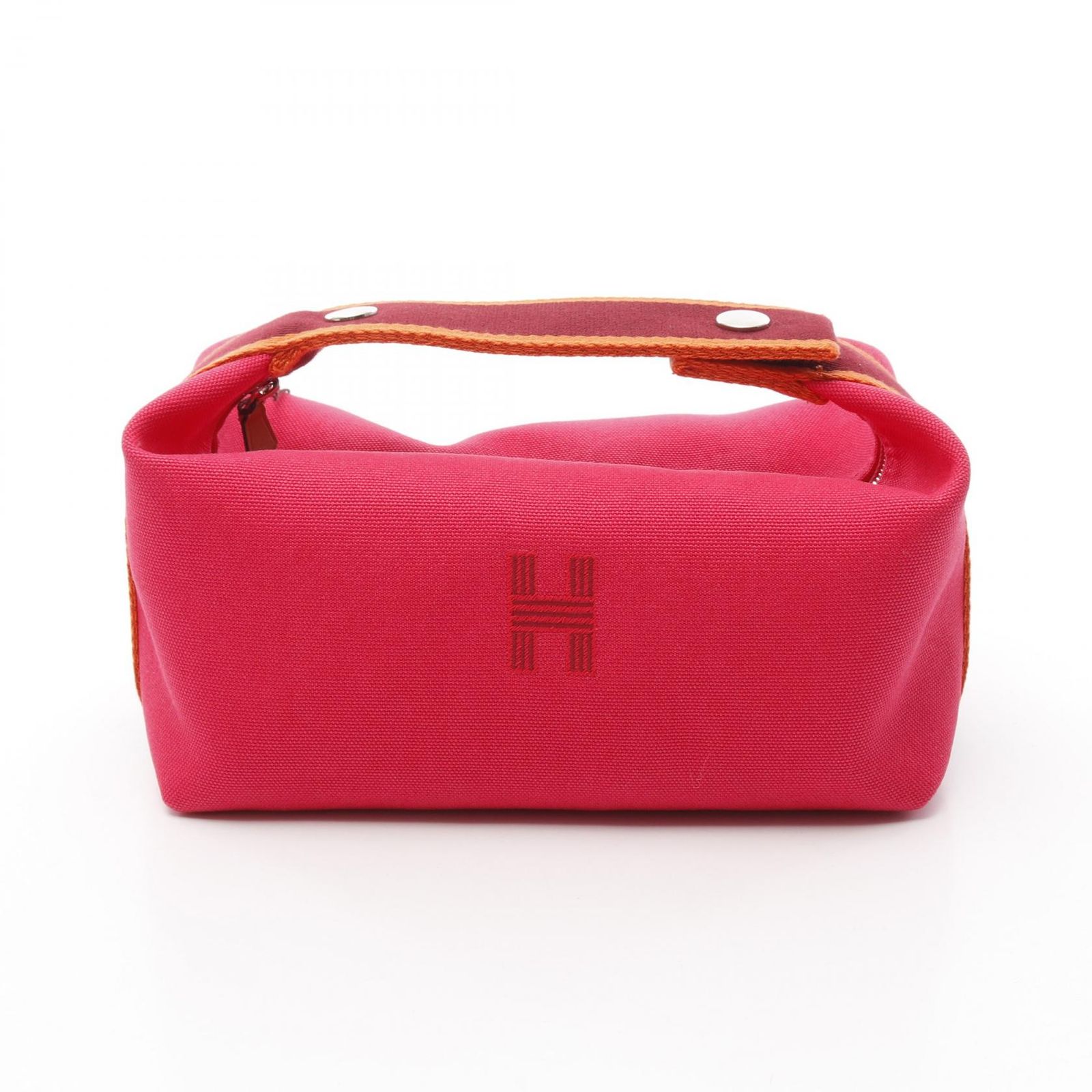 HERMES エルメス ブリッドアブラックPM ハイビスカス ハンドバッグ