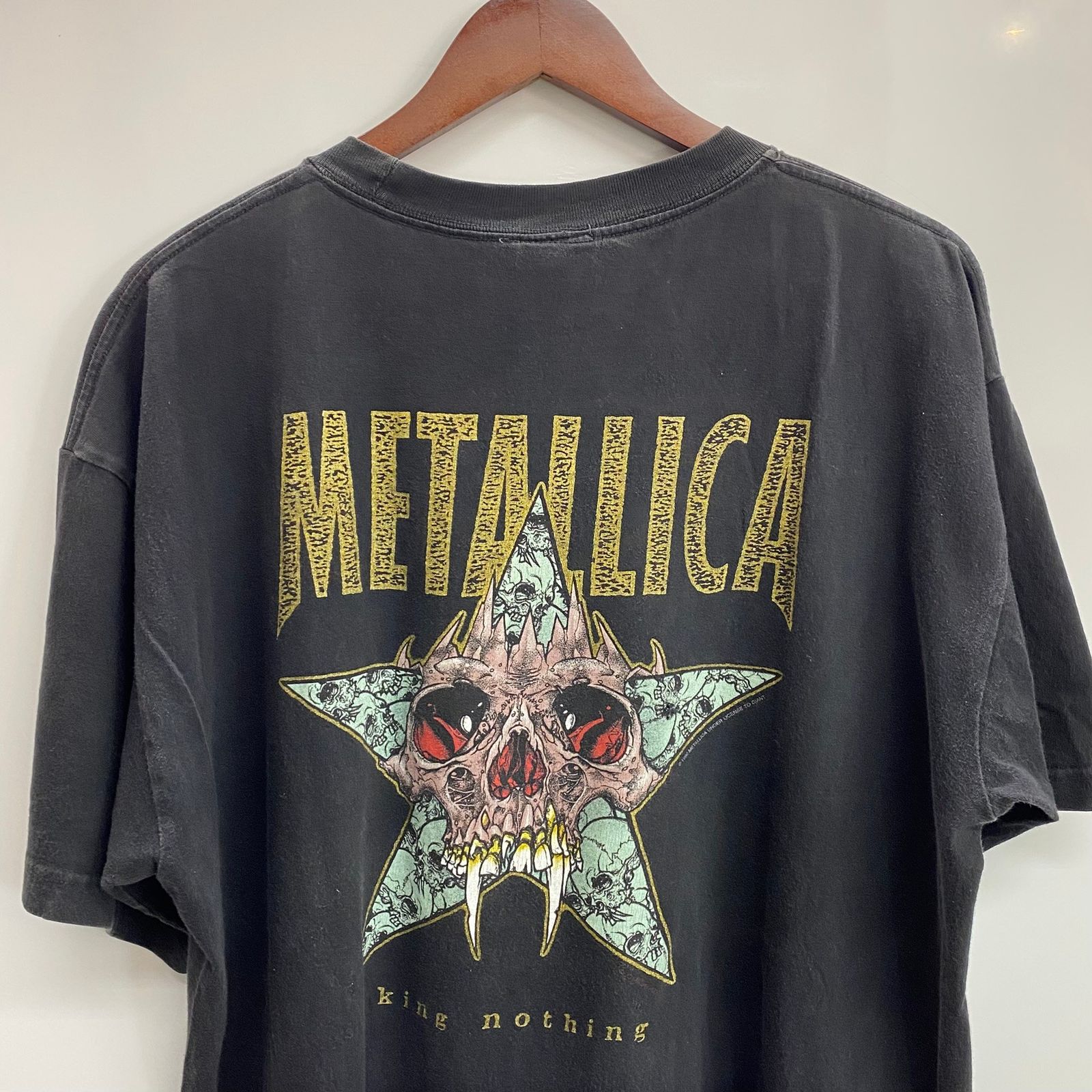ヴィンテージ vintage 90's メタリカ METALLICA PUSHEAD KING NOTHING