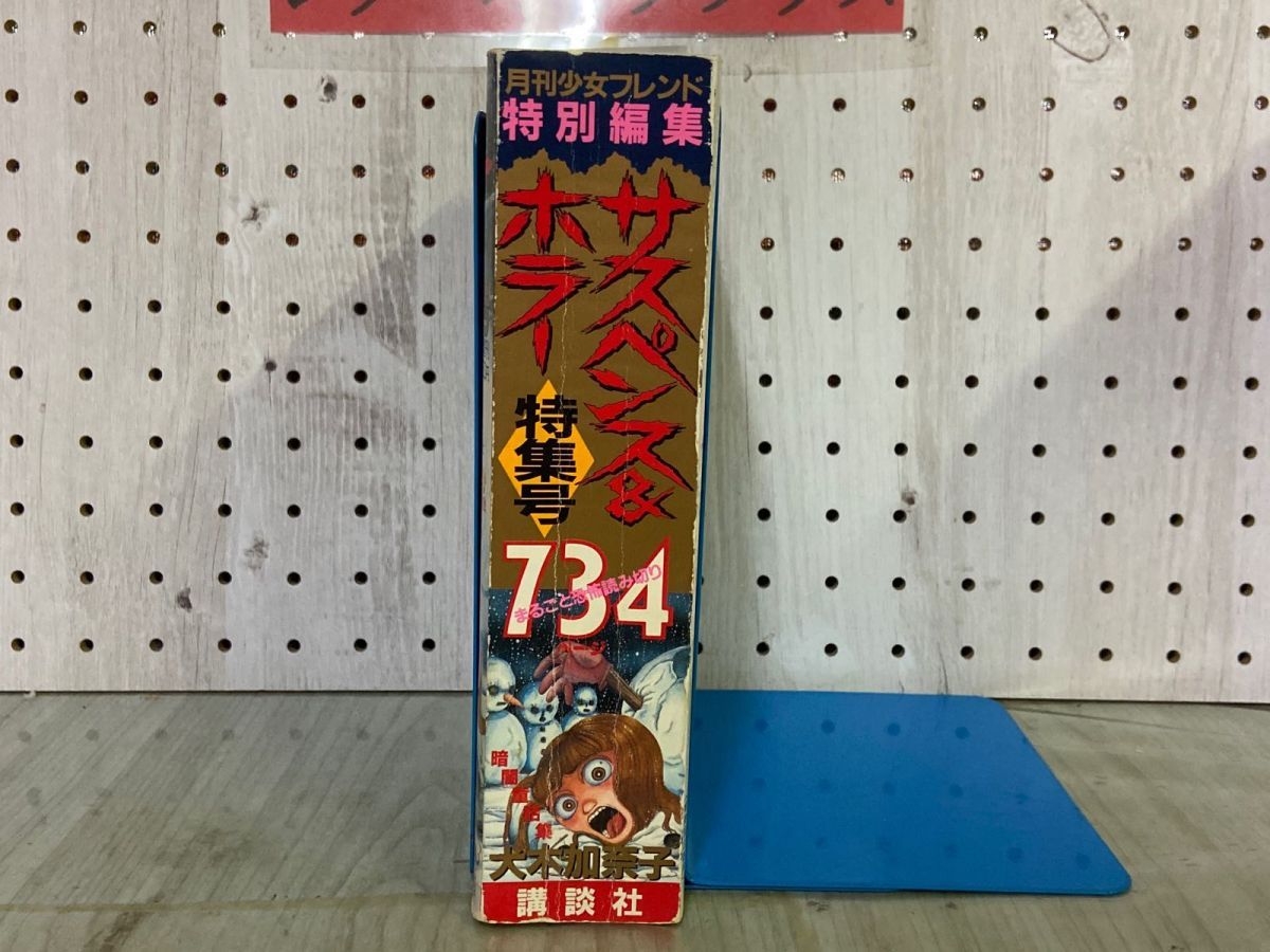 3-▲サスペンス＆ホラー 特集号 季刊化 1994年9月号増刊 平成6年 月刊少女フレンド特別編集 袋とじあり 犬木加奈子 日野日出志 渡千枝 3-△サスペンス＆ホラー 特集号 1994年1月 平成6年 増刊 月刊