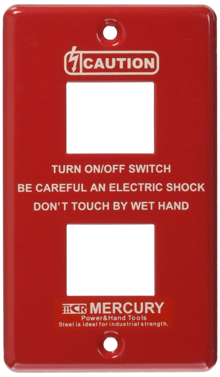 キーストーン デザイン小物 レッド マーキュリー スイッチプレート 2ヶ口