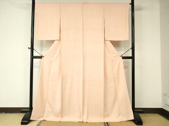 平和屋着物■京加賀友禅　百貫達雄　色無地　梅鼠色　正絹　逸品　AAAT6862mf 平和屋着物□京加賀友禅 百貫達雄 色無地 梅鼠色 正絹