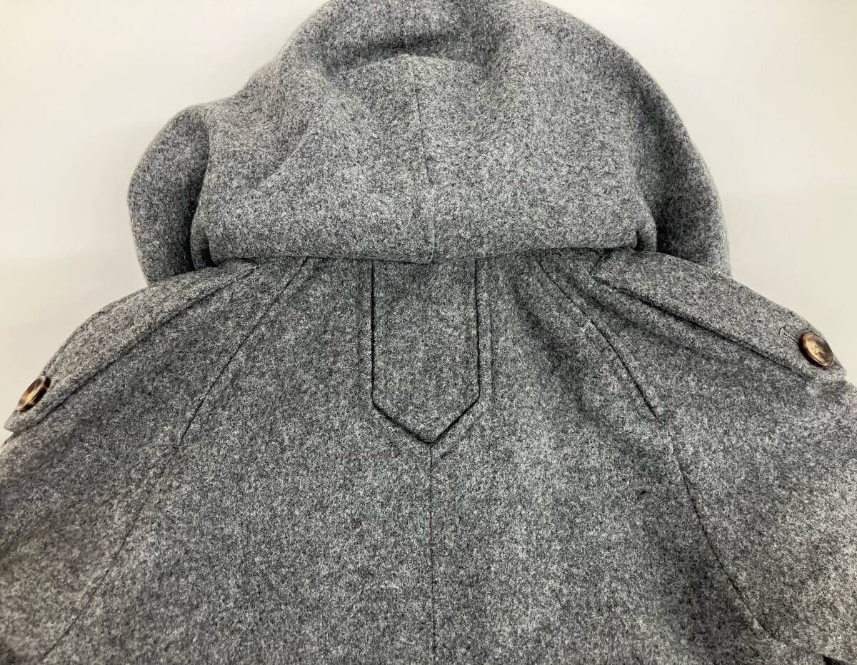 ウールコート グレー