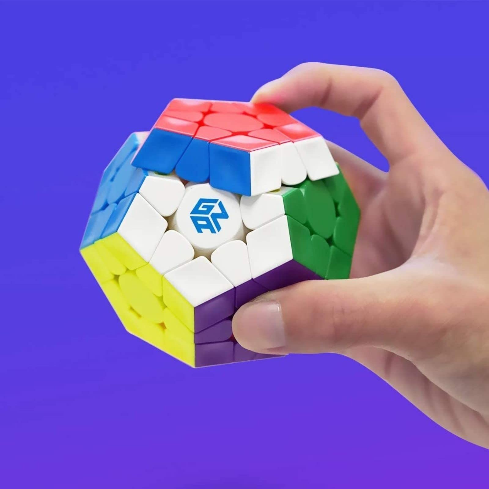 万能 在庫処分 完成手順動画付き GANCUBE GAN Megaminx M ステッカーレス メガ メガミンクス ガンキューブ キューブバッグ クロス付き
