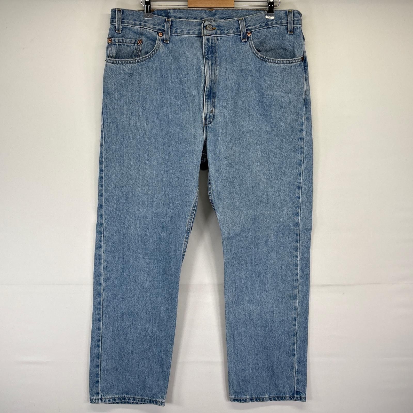 古着 リーバイス Levi s デニムパンツ 505 ストレート ジーンズ ジーパン 長ズボン 大きいサイズ w40 L30 ブルー メンズ