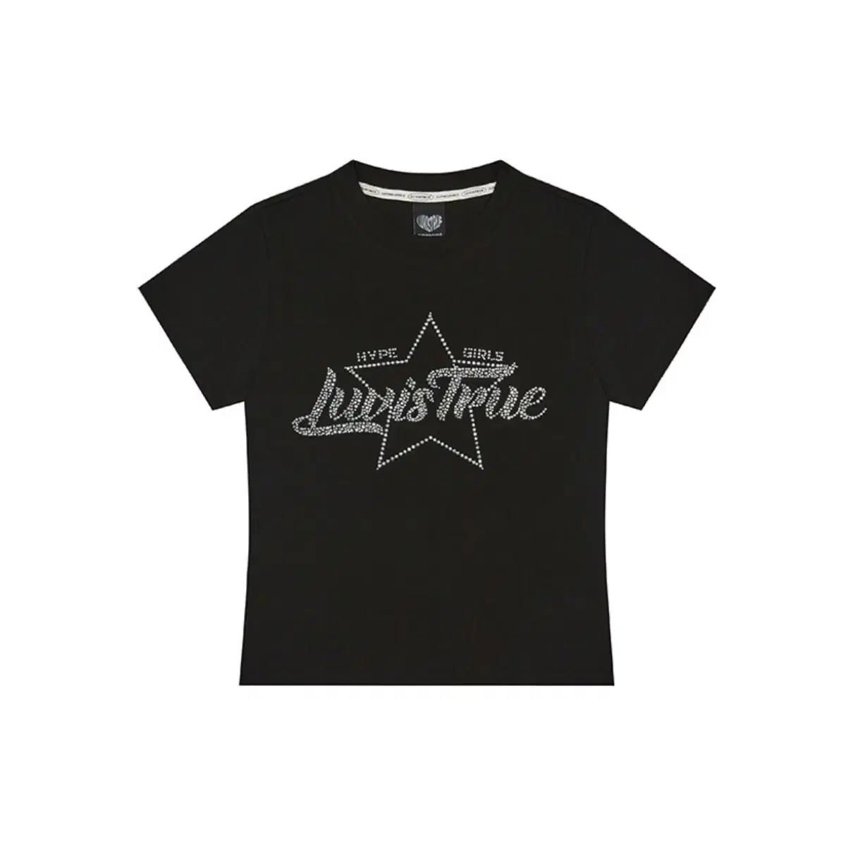 ★LUVISTRUE★AM RIBBON TEE(BLACK)★正規品/韓国直送料込/人気 LUVISTRUE(ラブイズトゥルー) タイト キュービック 半袖T - メルカリ