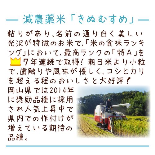 ☆令和5年産 新米 １等米 岡山県 エコファーマー 特Ａ 減農薬栽培米